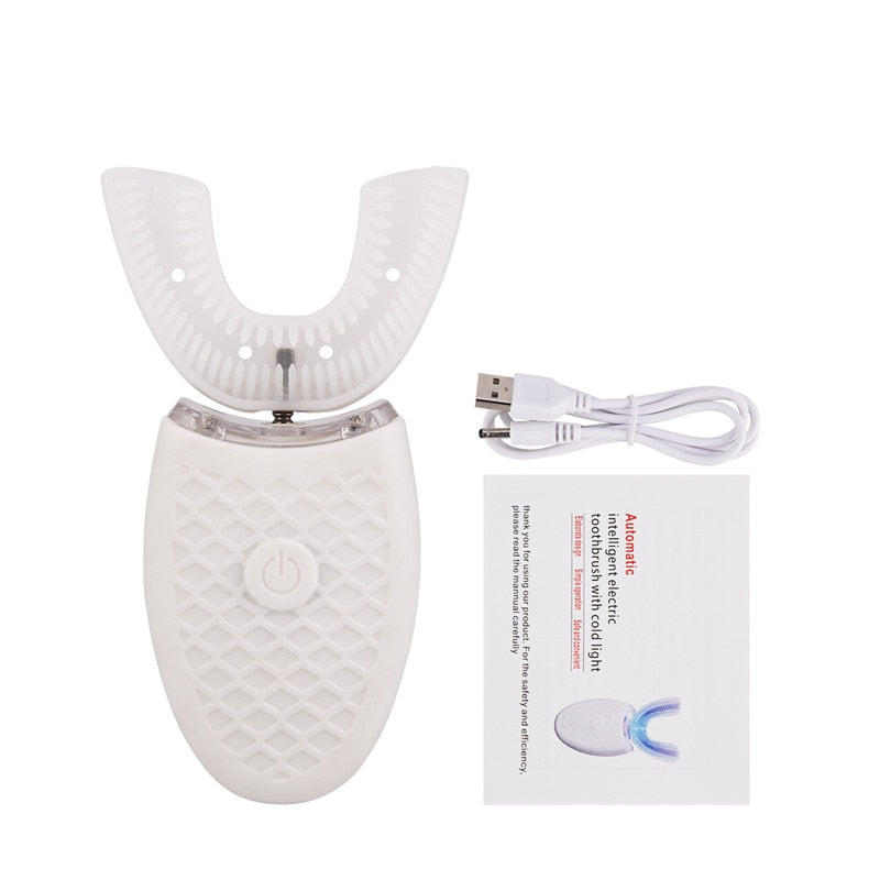 Carregamento USB Escova de Dentes Elétrica Suave Automática Totalmente à Prova D' Água