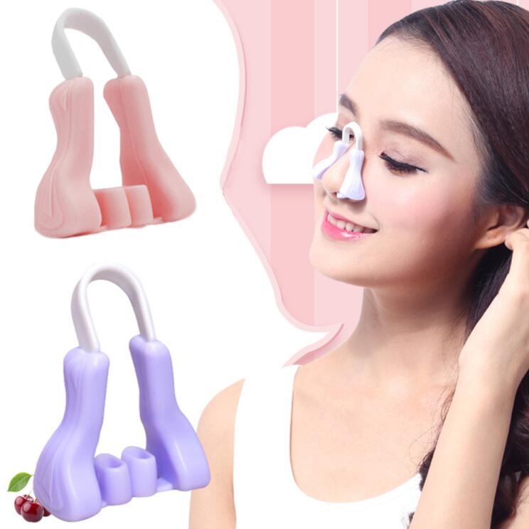 Clipe modelador de nariz mágico, alisador de nariz de silicone, afinador de nariz sem dor dolorosa.